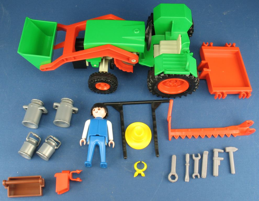 PLAYMOBIL 3500 Bauernhof Traktor Farmer Tractor 1983 (V3